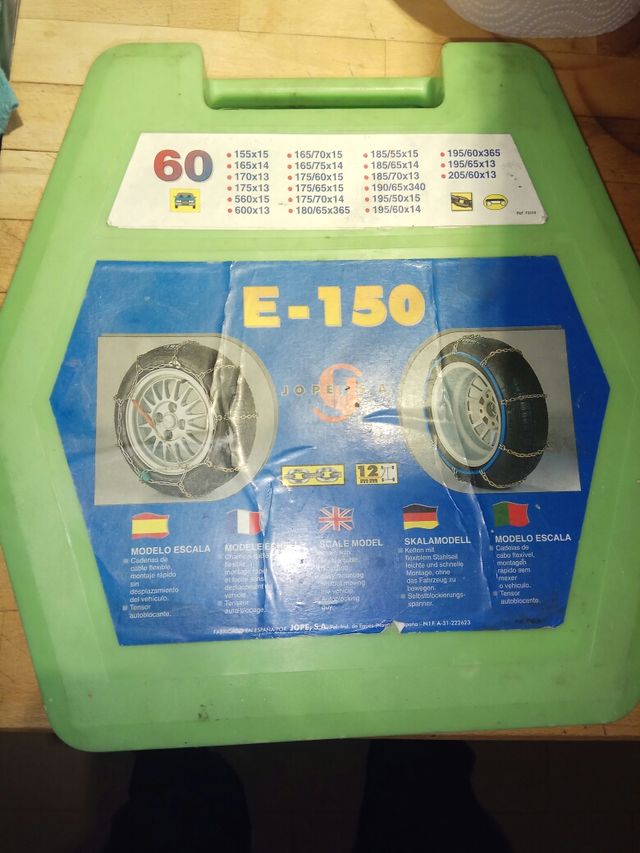 Cadenas invierno ruedas nieve  JOPE  E-150  60