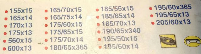 Cadenas invierno ruedas nieve  JOPE  E-150  60