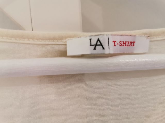 Top blanco sin mangas t.S