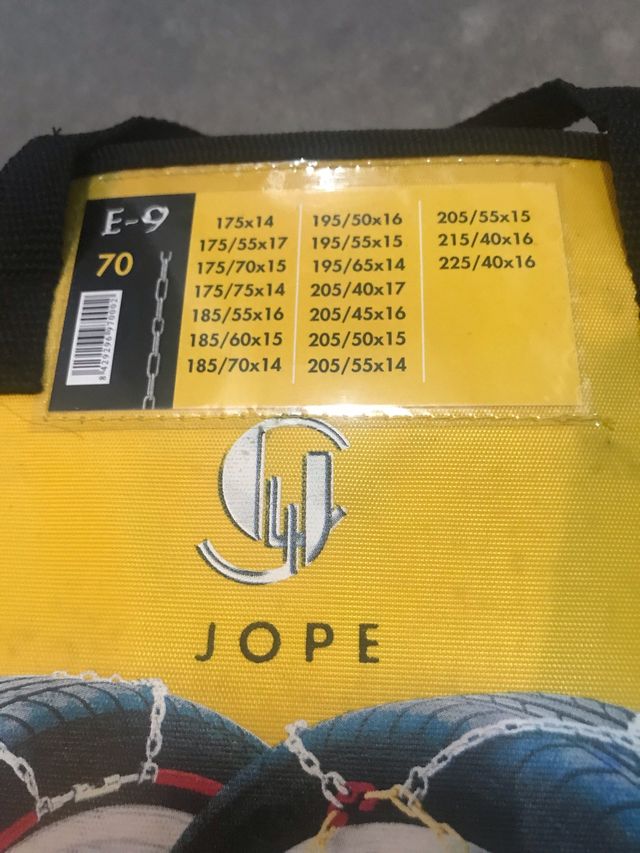 CADENAS DE NIEVE NUEVAS SIN ESTRENAR