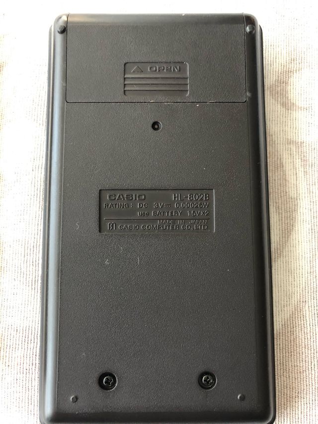 ANTIGUA CALCULADORA CASIO HL-802