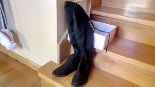 Botas PICCOLA PIU caña XL ESTRENAR de segunda mano por 12 EUR en Oleiros en  WALLAPOP