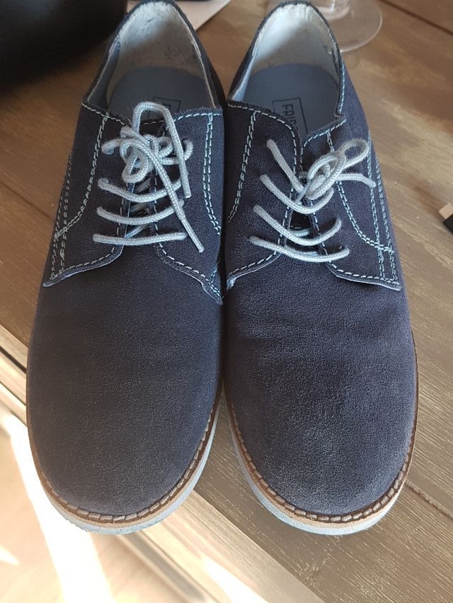 zapato azul