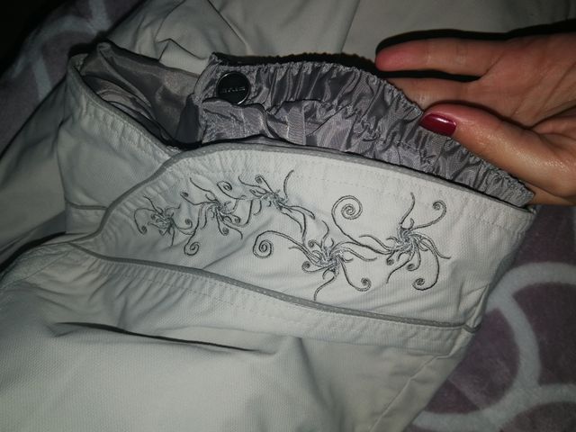 Nieve, equipo de chaqueta y pantalón