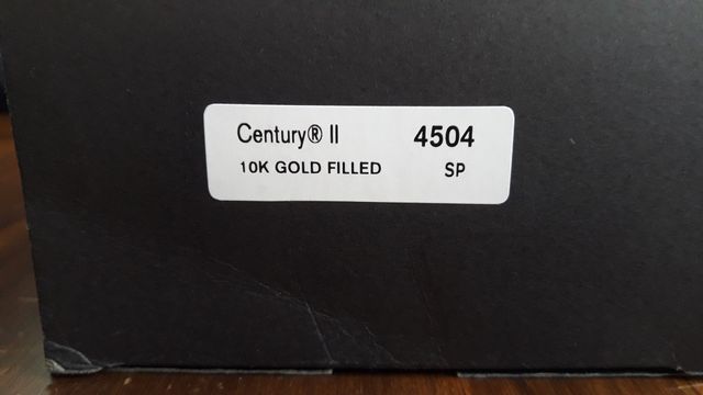 bolígrafo de oro 10k marca cross