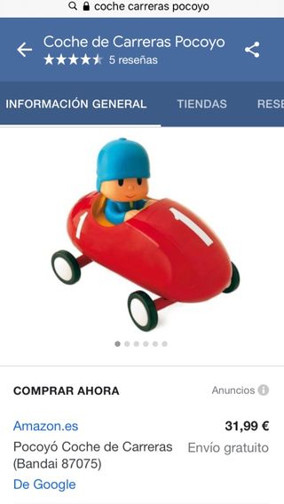 coche pocoyo amazon