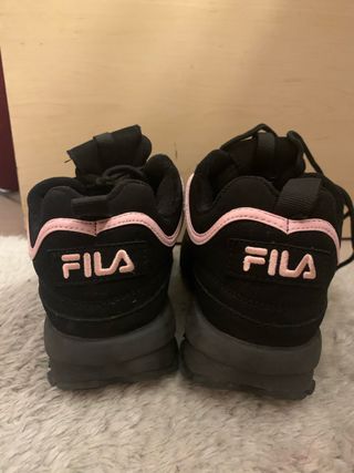 fila negras terciopelo