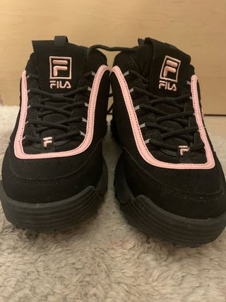 fila negras terciopelo