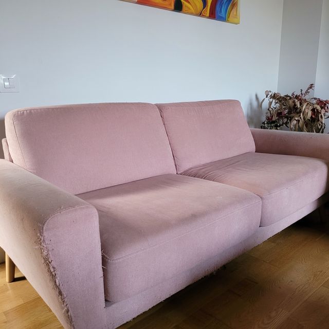 Sofa rosa