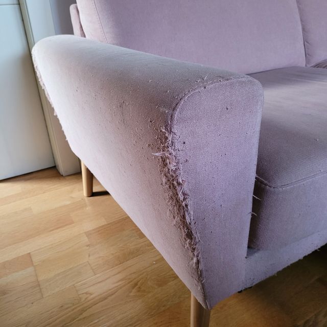 Sofa rosa