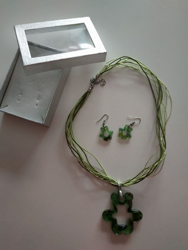 Conjunto cristal Murano estilo Tous