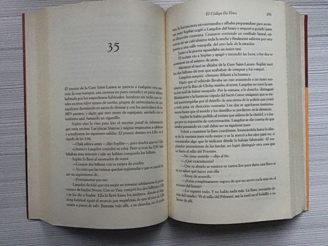 Libro El código Da Vinci