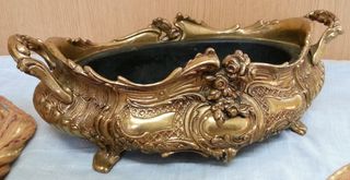 Centro de mesa en bronce. Gran tamaño. Años 70. de segunda Centro de mesa en bronce. Gran tamaño. Años 70