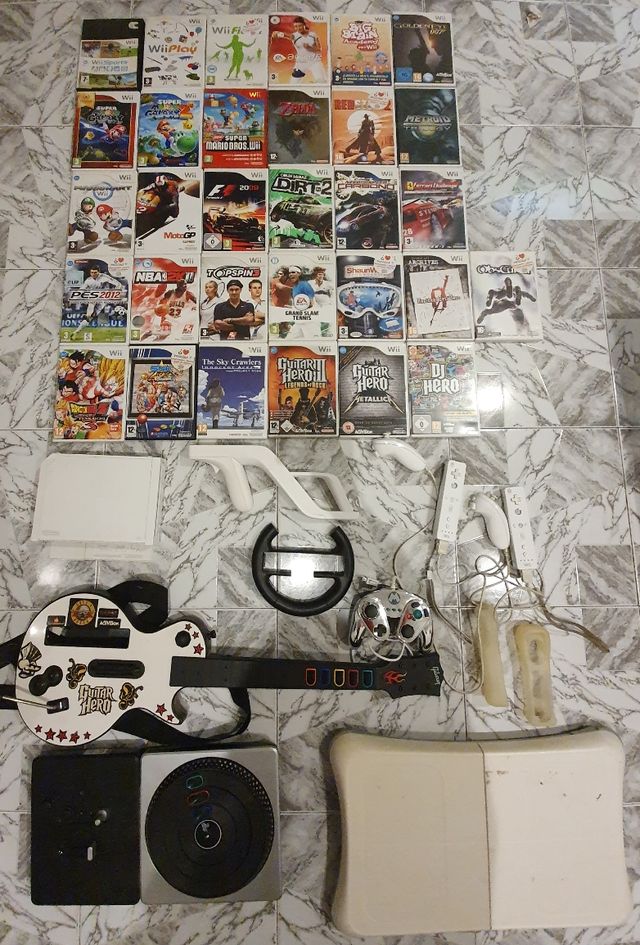 Nintendo Wii + 14 juegazos + accesorios