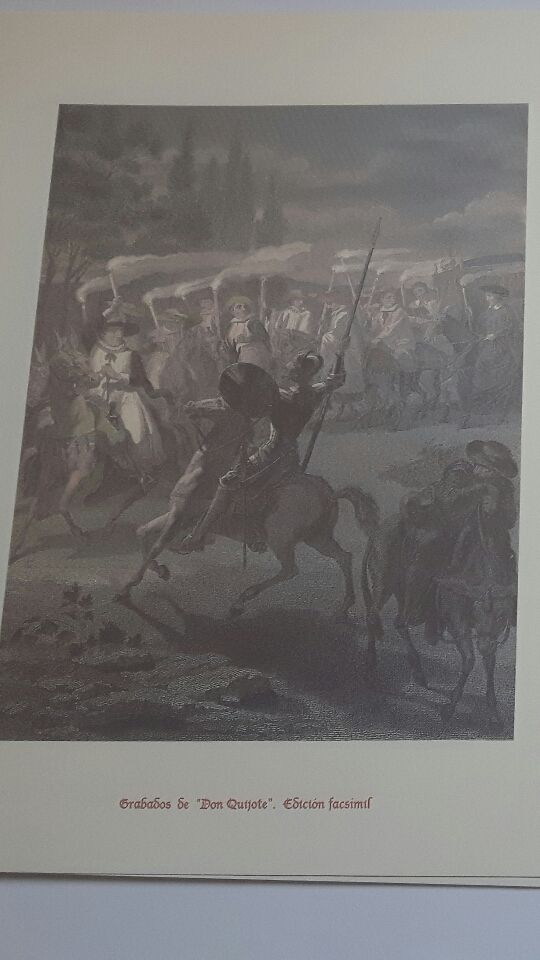 ✒️ 6 Grabados + libro Don Quijote
