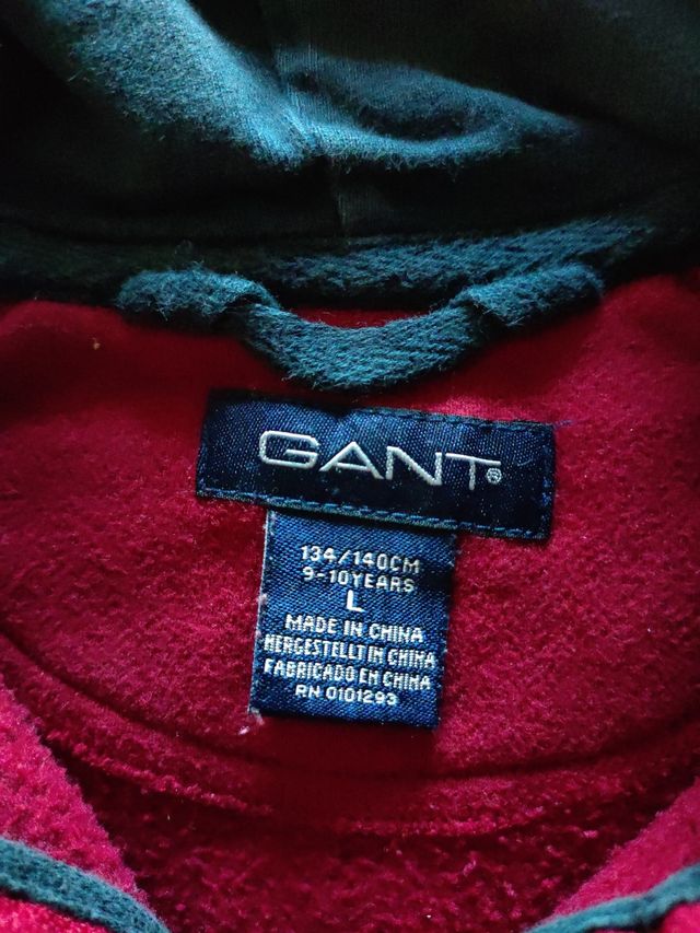 Sudaderas de Niño chaqueta cremallera Gant