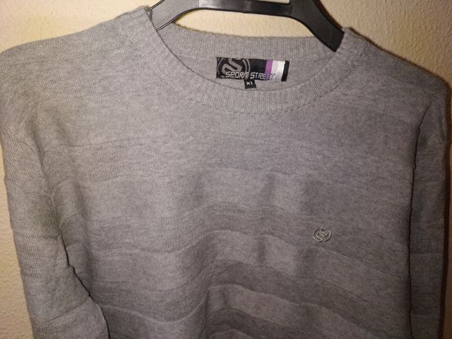 Jersey gris Sports Street talla XL Algodón