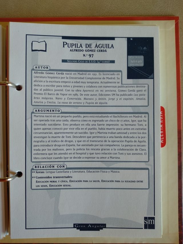 PLAN DE LECTURA PARA EL AULA. SECUNDARIA.