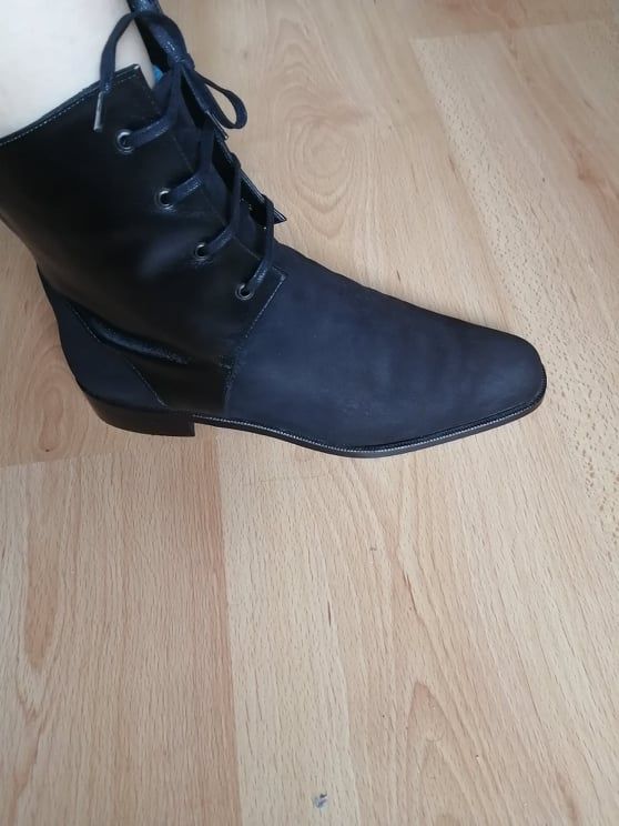 Botines de piel