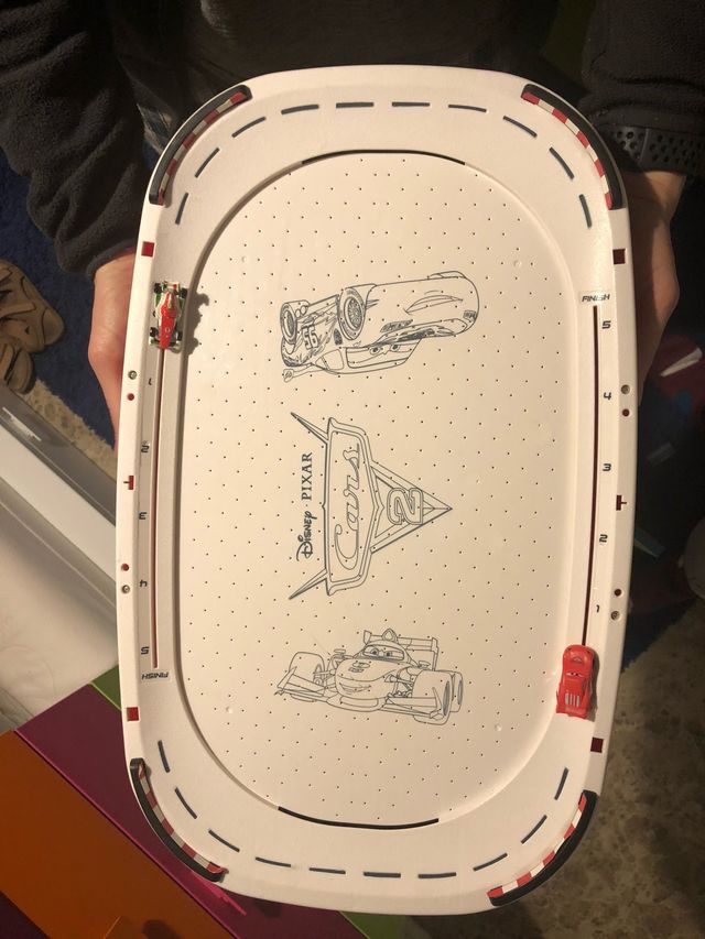 Juego de aire de hockey cars