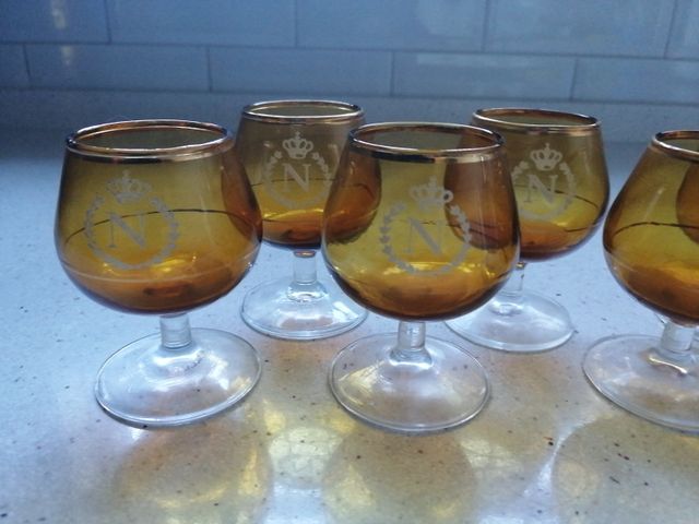 lote 8 copas cognac napoleon