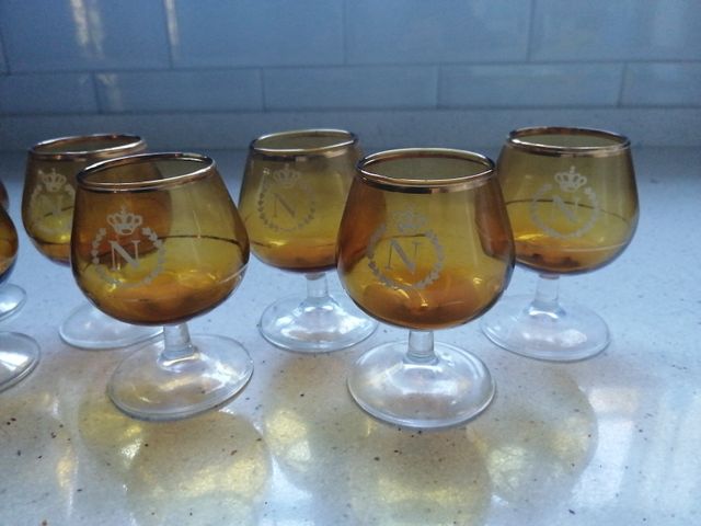 lote 8 copas cognac napoleon