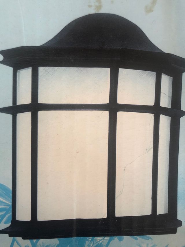 Aplique exterior a estrenar