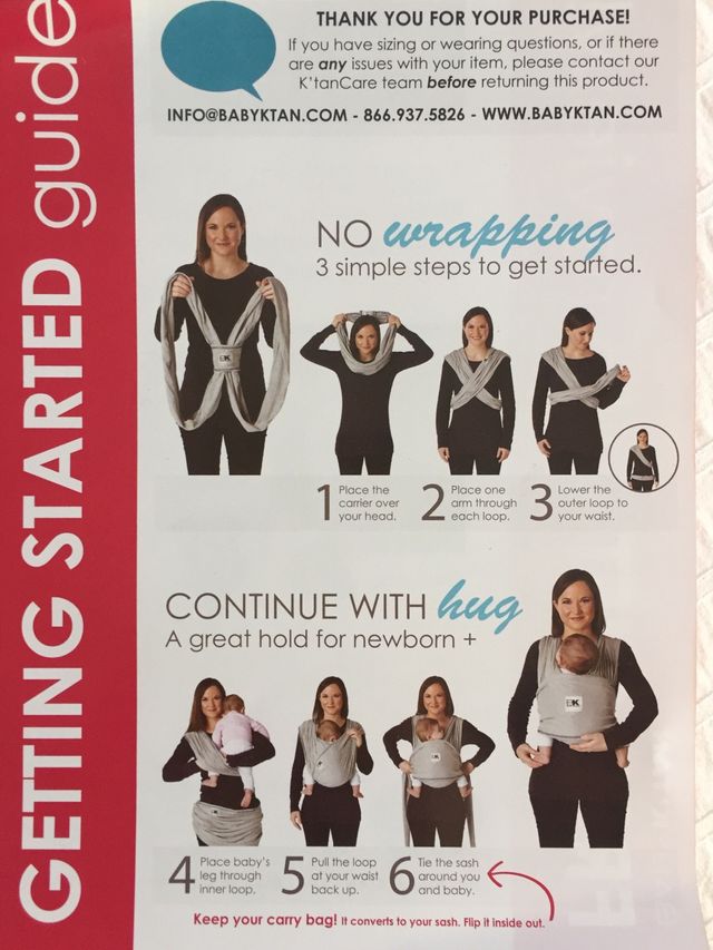 FULAR PORTA BEBÉS k'TAN