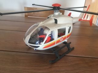 helicoptero medico playmobil