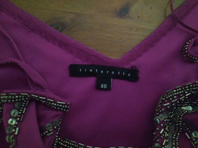 vestido fiesta tintoretto