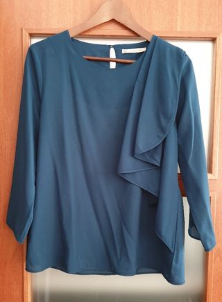 Blusa Sfera T M de segunda mano por 6 € en Terrassa en WALLAPOP Camisa verde mujer de Sfera de segunda mano por 6 € en