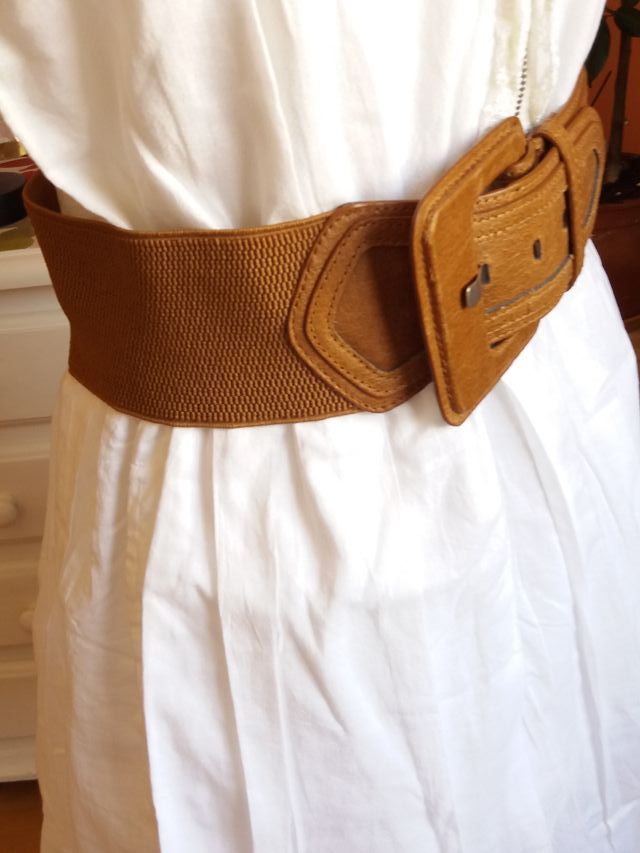 cinturón ancho elástico del corte inglés