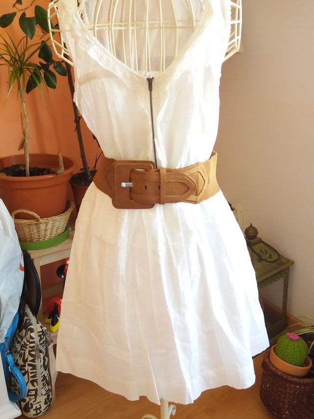 cinturón ancho elástico del corte inglés