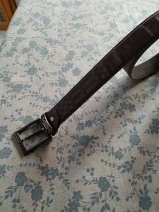 Eroihe Cintur/ón Hombre Cuero Sintetico Hebilla Autom/ática Cintur/ón para Pantalones