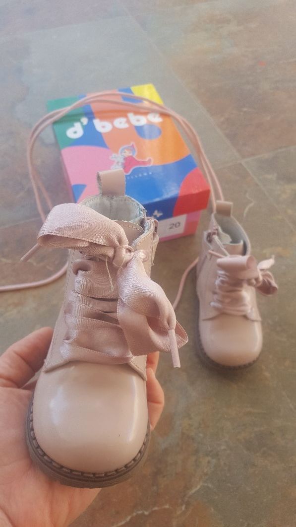 Botas d'bebé piel
