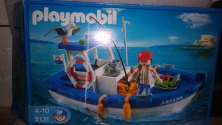 barco de pesca playmobil