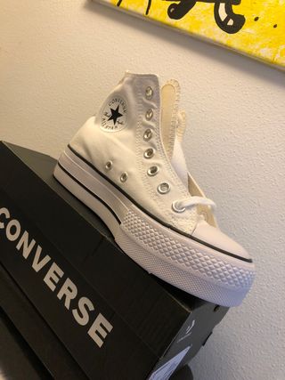converse blanca con plataforma converse blanca con plataforma