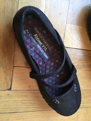skechers relaxed fit mujer purpura