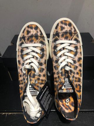 converse plataforma animal print