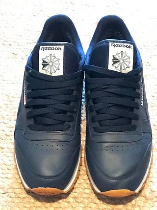 Zapatillas Reebok Classic Azul Piel. Talla 45. de segunda mano por 45 EUR  en Lugar a Pena en WALLAPOP