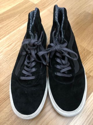 vans botines negros