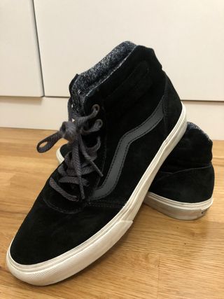 vans botines negros