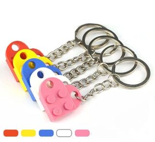 llavero lego corazon