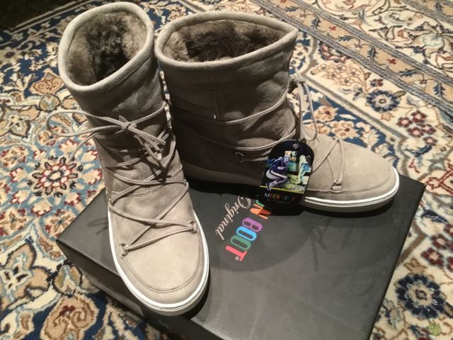 Botas Moon Boot , nuevas piel y pelo