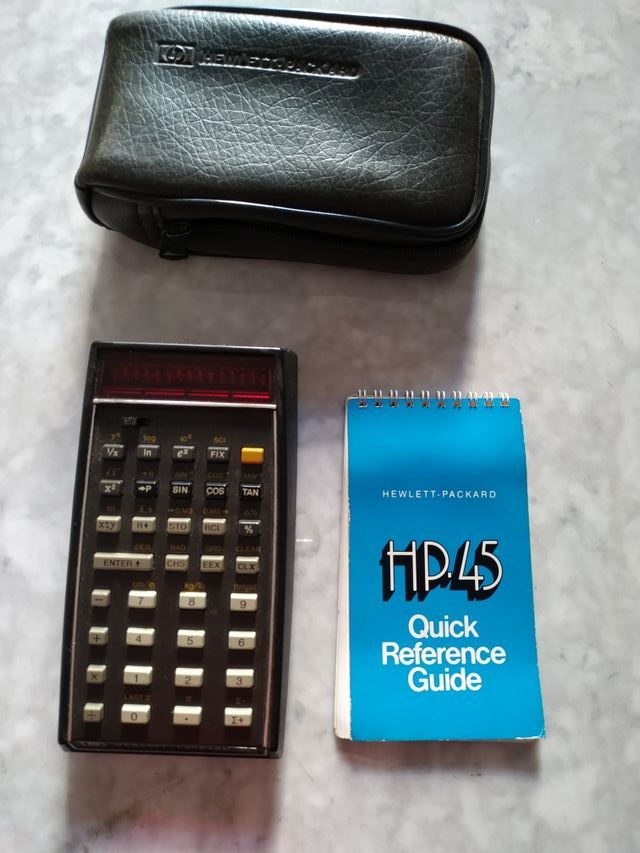 Calculadora HP 45 antigua de segunda mano por 94 € en Madrid en WALLAPOP