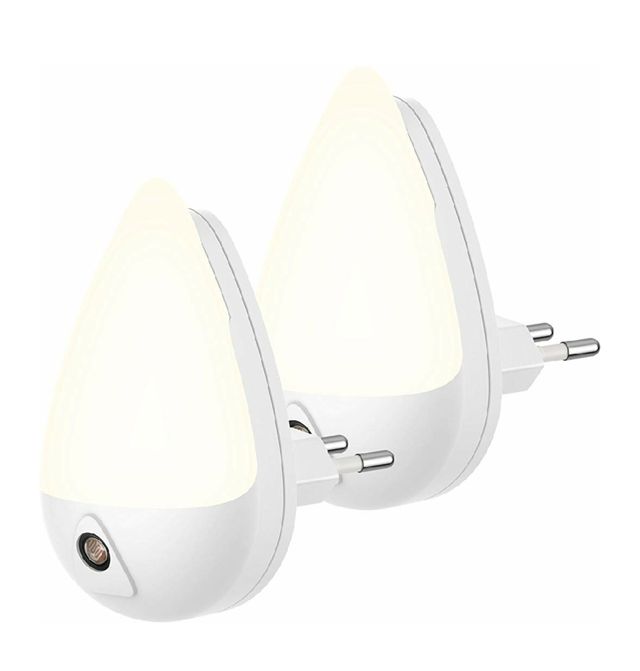 2 LUCES NOCTURNAS CON SENSOR DE LUZ