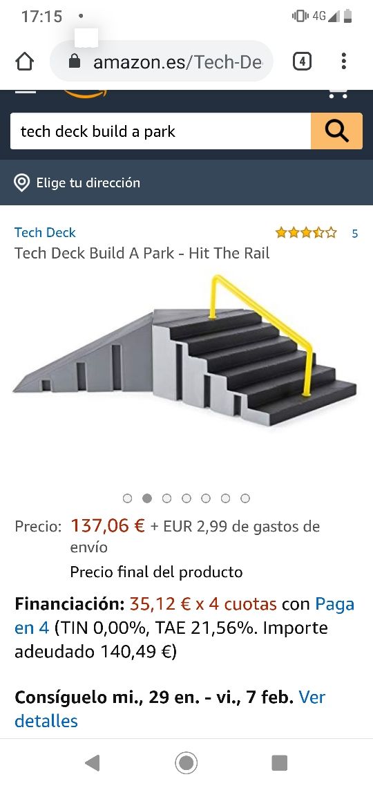 Tech Deck - Build-A-Park - Flat Ramp Grind Rail