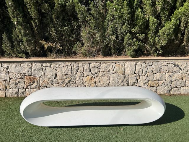 Asiento Banco para descanso en jardin