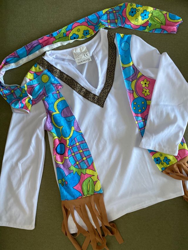 Disfraz hippie niño