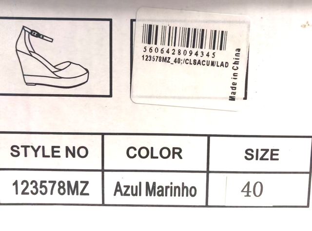 Cuñas esparto (sin estrenar)